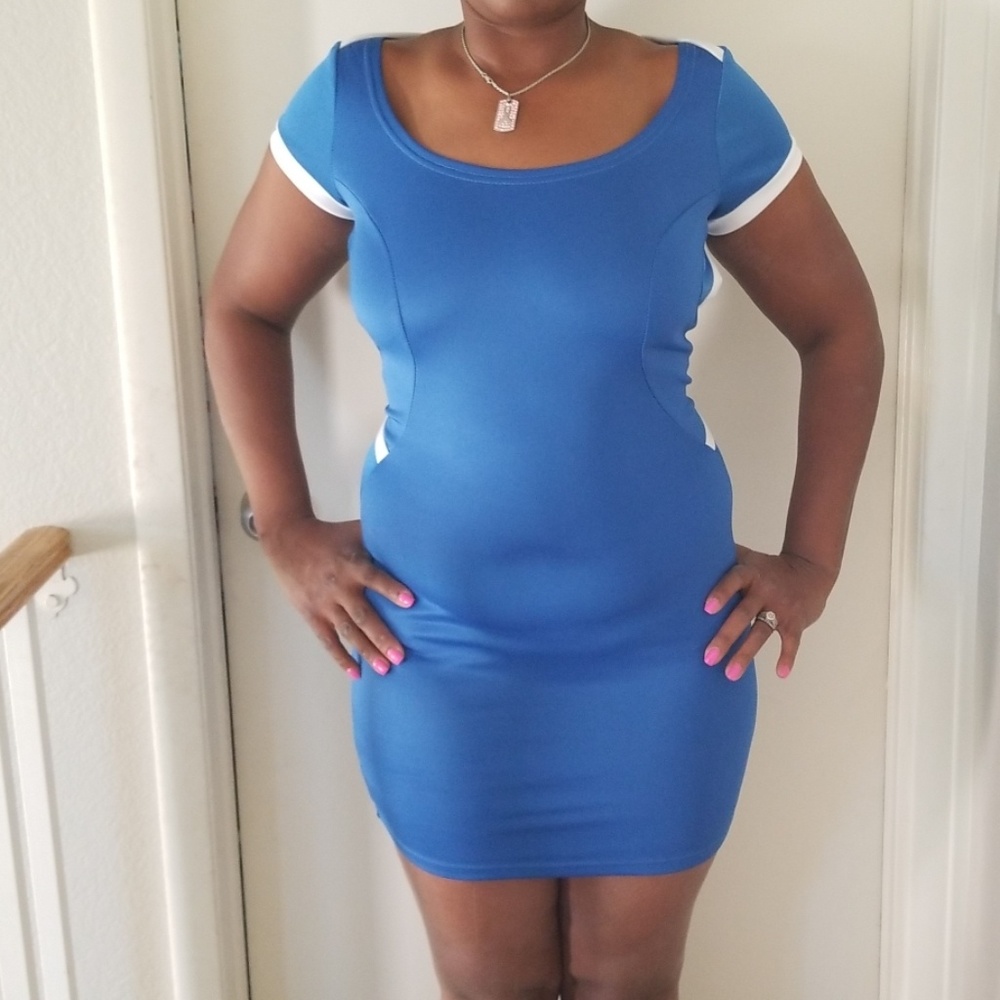 Body Con Blue Dress